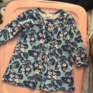 Janie and Jack Floral Long Sleeve Dress